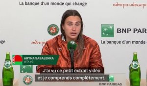 Roland-Garros - Sabalenka : "Je comprends Swiatek !"