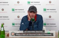 Roland-Garros - De Minaur : "Un tournoi à deux vitesses"