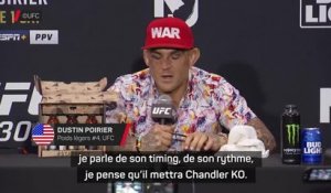 UFC 302 - Pour Poirier, si McGregor est à son niveau, il met Chandler KO