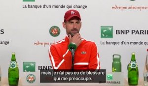 Roland-Garros - Djokovic : "Je ne savais pas si je devais continuer ou non"