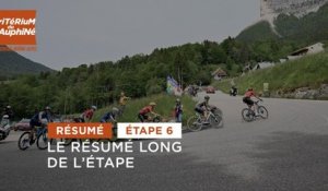 Critérium du Dauphiné 2024 - Résumé de l'Étape 6