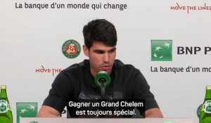 Roland-Garros - Alcaraz : "La victoire en Grand Chelem dont je suis le plus fier"