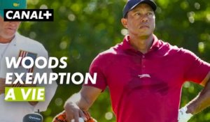 Tiger Woods, exemption à vie