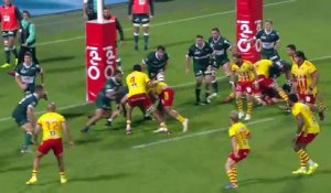 TOP 14 - Essai de Louis DUPICHOT (USAP) - Section Paloise - USA Perpignan