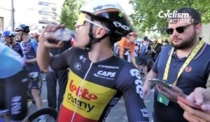 Cyclisme - Tour de France 2024 - Arnaud De Lie : "C'était dur, très dur... mais j'arrive à frotter comme avant"