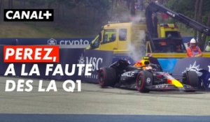 Sergio Pérez part à la faute dès la Q1 des qualifications en Hongrie