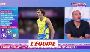 Armand Duplantis a-t-il marqué l'histoire des JO ?  - Athlétisme - JO 2024