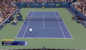 Le "calma" de Medvedev, toujours taquin avec le public de Flushing