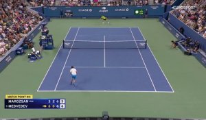 Le "calma" de Medvedev, toujours taquin avec le public de Flushing