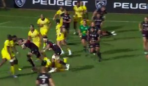 TOP 14 - Essai de Pierre-Louis BARASSI (ST) - Stade Toulousain - Stade Rochelais