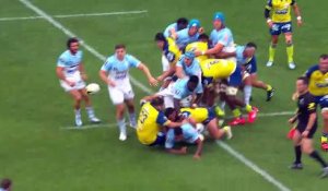 TOP 14 - Essai de Guillaume MARTOCQ (AB) – ASM Clermont – Aviron Bayonnais