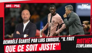 Arsenal-PSG : Dembélé écarté par Luis Enrique, "il faut que ce soit juste" estime Dugarry