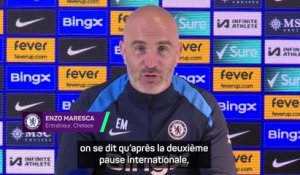 Chelsea - Maresca : “Sept matches, 14 points, c'est important”