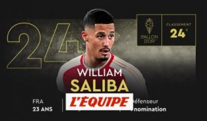 Saliba classé à la 24e place - Foot - Ballon d'Or