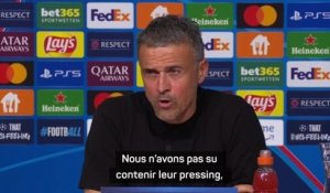 PSG - Luis Enrique : "Très inférieurs au Bayern"