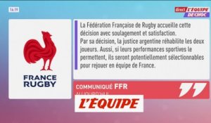 Non-lieu pour Auradou et Jegou - Rugby - Affaire de Mendoza