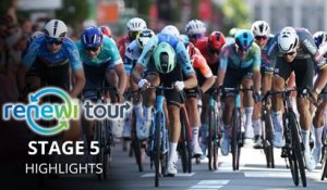 Cyclisme - Renewi Tour 2025 - Étape 5 Résumé - Un scénario fou dans le final... et la totale pour Arnaud De Lie !