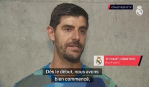 Real Madrid - Courtois : “Le coach me demande de jouer très en avant, je cours beaucoup !”
