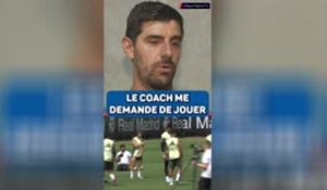 Real Madrid - Courtois : “Le coach me demande de jouer très haut, je cours beaucoup !”