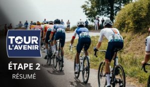 Cyclisme - Tour de l'Avenir 2025 - Le résumé de la 2e étape... Elliot Rowe vainqueur, Maxime Decomble en Jaune