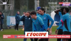 Entorse confirmée pour Balerdi, absent plusieurs semaines - Foot - L1 - OM