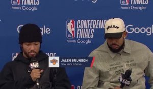 Knicks - Brunson : "Une série imprévisible, aucun avantage n’est assuré"
