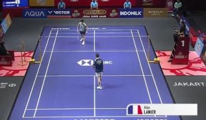 Le replay du 1/4 finale d'Alex Lanier - Badminton - Open d'Indonésie