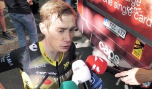 Tour de France 2025 - Jonas Vingegaard : "Je suis derrière Tadej Pogacar mais je suis là"