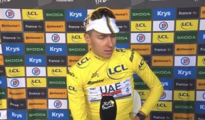 Tour de France 2025 - Tadej Pogacar : "Ce n'est pas une journée parfaite avec la chute de Joao Almeida"
