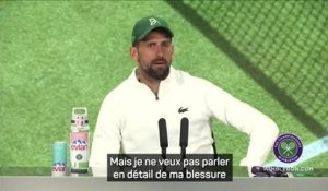 Wimbledon - Djokovic : "Ce n'est pas de la malchance, c'est juste l'âge"