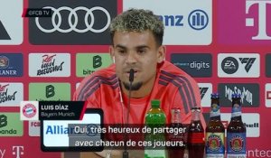Bayern Munich - Luis Díaz : “Kane et Olise, des joueurs incroyables”