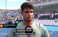 Cincinnati - Alcaraz : “Heureux de jouer mon meilleur tennis même quand je ne suis pas au mieux”