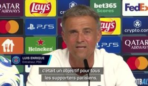 PSG - Luis Enrique : “Marquer l’histoire, c’est gagner 2 LDC consécutives, c’est notre objectif”