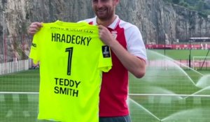 Hradecky présenté aux médias - Foot - Ligue 1 - Monaco