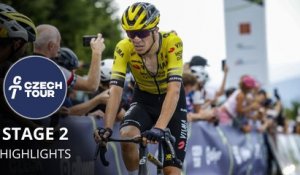 Cyclisme - Czech Tour 2025 - Étape 2 Résumé - Cian Uijtdebroeks battu par Junior Lecerf
