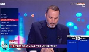 Le départ d'Adrien Rabiot de l'OM vers l'AC Milan se précise - Foot - Ligue 1