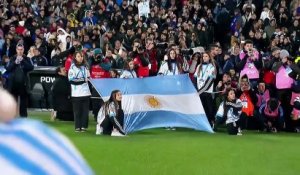 Football - Qualif. CDM 2026 : Messi ému lors de l'hymne argentin - Foot - Qualif. Coupe du monde