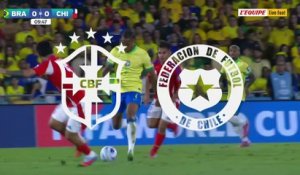 Football - Qualif. CM 2026 : Le replay de Brésil - Chili (MT1) - Foot - Qualif. Coupe du monde