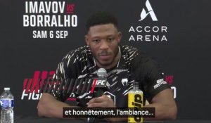 UFC Paris - Oumar Sy : "C'était impossible de perdre le combat"