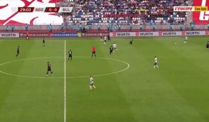L'ouverture du score de Kvaratskhelia avec la Géorgie contre la Bulgarie - Foot - Qualif. Coupe du monde - Géorgie