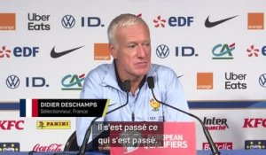 Bleus - Deschamps : “Le PSG, ce n’est pas notre adversaire, ça ne l’a jamais été”