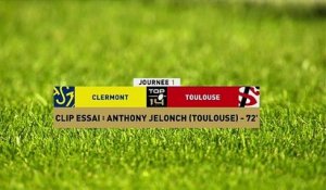 TOP 14 - Essai de Anthony JELONCH (ST) - ASM Clermont - Stade Toulousain
