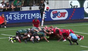 TOP 14 - Essai de Josua VICI (USM) - US Montauban - LOU Rugby