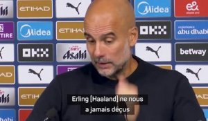 Man. City - Guardiola : “Haaland ne nous a jamais déçus, c’est un joueur spécial”