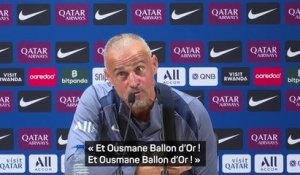 PSG - Quand Luis Enrique chante "Ousmane Ballon d’Or !"