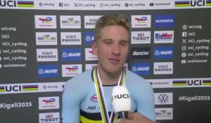 Cyclisme - Championnats du Monde UCI Kigali 2025 - Ilan Van Wilder : "C'est aussi une surprise pour moi-même"