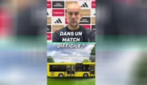 Man. City - Guardiola a garé le bus : "Une fois en 10 ans, ce n'est pas si mal non ?"