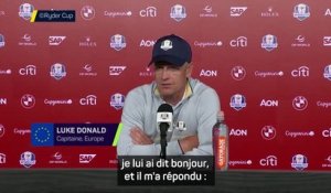 Ryder Cup - Donald : "Trump m’a dit que je suis en train de devenir un très grand leader”