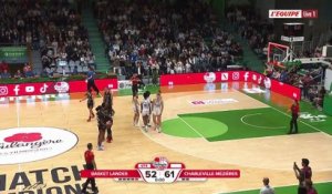 Les Flammes Carolo remportent le match des champions face à Basket Landes - Basket - La Boulangère Wonderligue