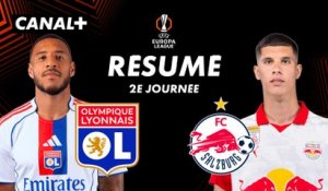 Le résumé de Lyon / Salzbourg - Ligue Europa 2025-26 (J2)